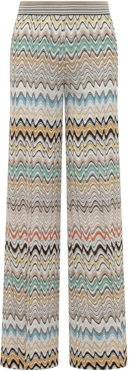 Missoni Pantaloni con Motivo Chevron