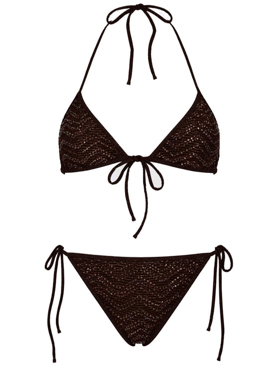 Missoni Wave Texture Triangle Top Swimsuit