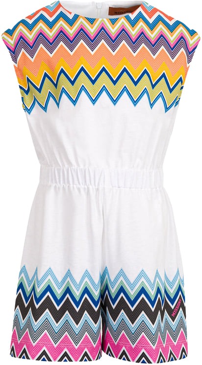 Missoni Missoni Kinder Meisjes Jumpsuit In Wit