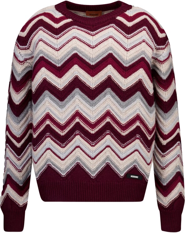 Missoni Missoni Kinder Jongens Trui In Bordeaux