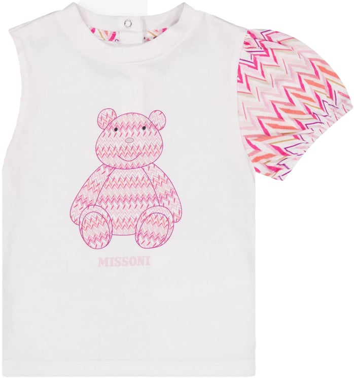 Missoni Missoni Baby Meisjes T-Shirt In Wit