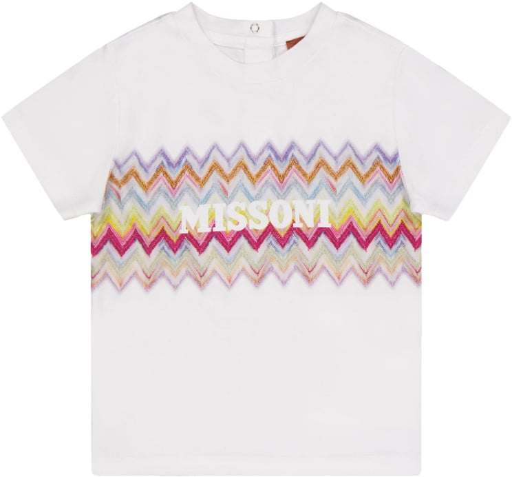 Missoni Missoni Baby Meisjes T-Shirt In Wit