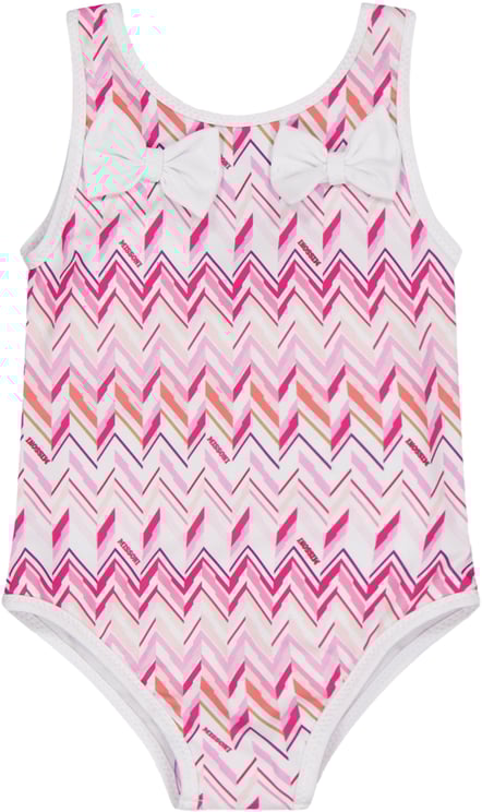 Missoni Missoni Baby Meisjes Zwemkleding In Roze