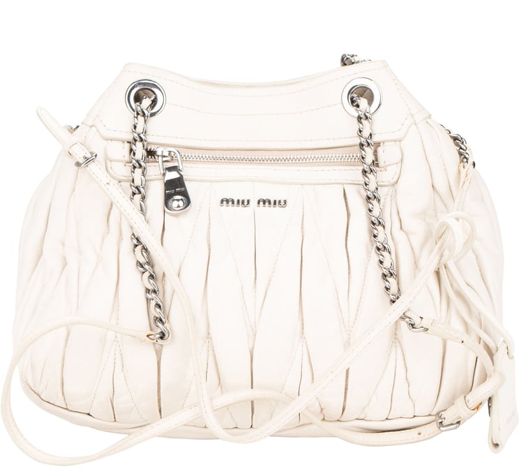 Miu Miu Miu Miu Quilted Leather Crossbody Bag