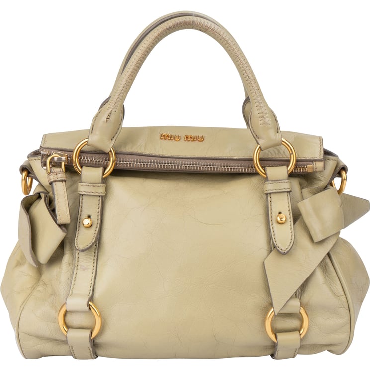 Miu Miu Miu Miu Leather Classic City Handbag
