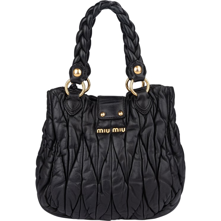 Miu Miu Miu Miu Quilted Leather Handbag