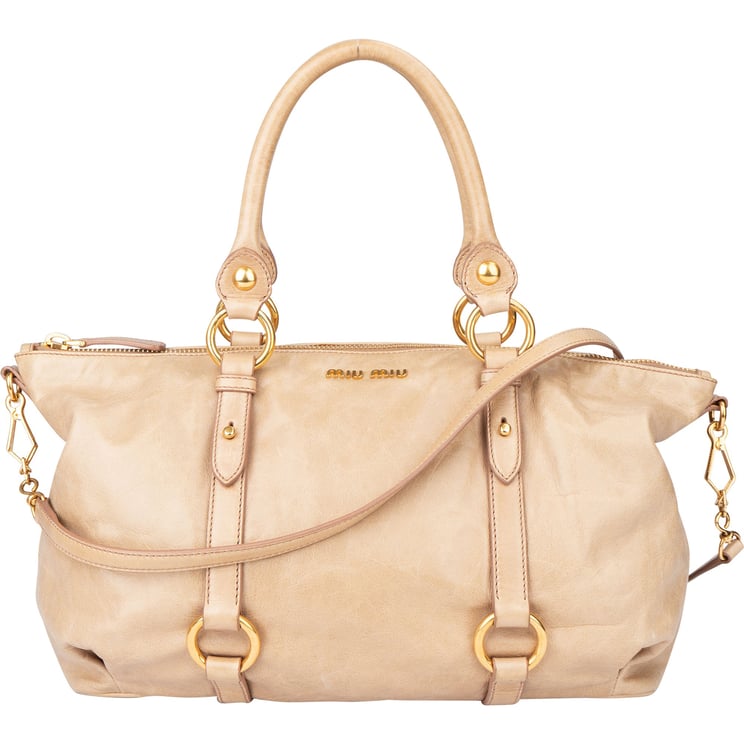 Miu Miu Miu Miu Leather City Handbag