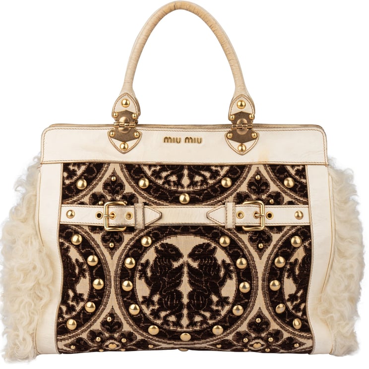 Miu Miu Miu Miu Limited Union Fait La Force Handbag
