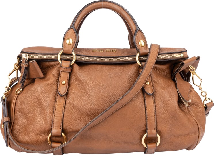 Miu Miu Miu Miu Classic Leather City Handbag