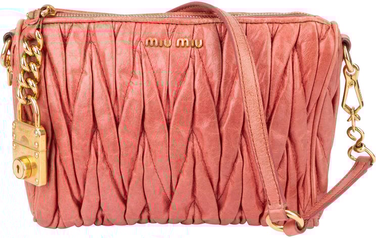 Miu Miu Miu Miu Quilted Leather City Shoulder Bag