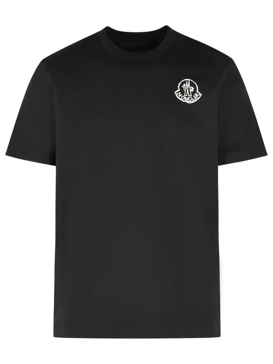Moncler Black Cotton T-Shirt