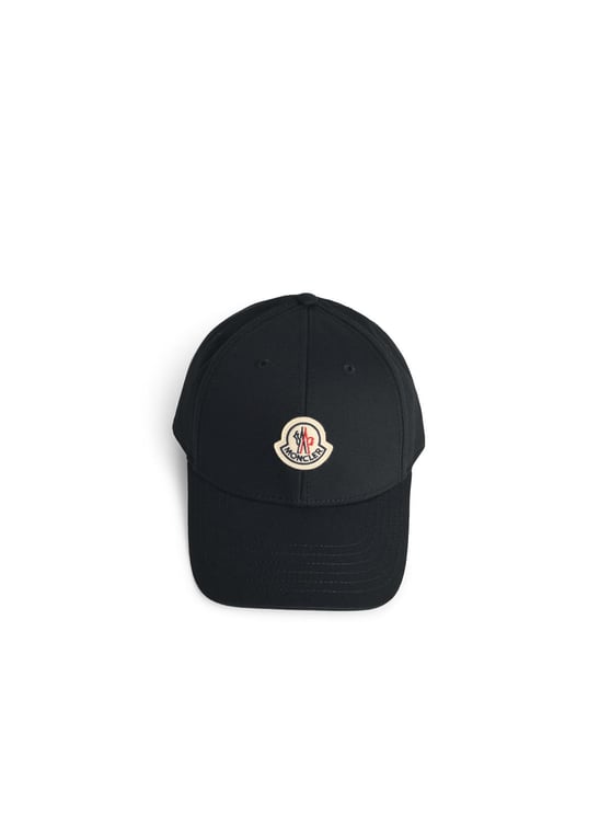 Moncler Black Cotton Cap