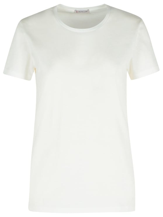Moncler White Cotton T-Shirt