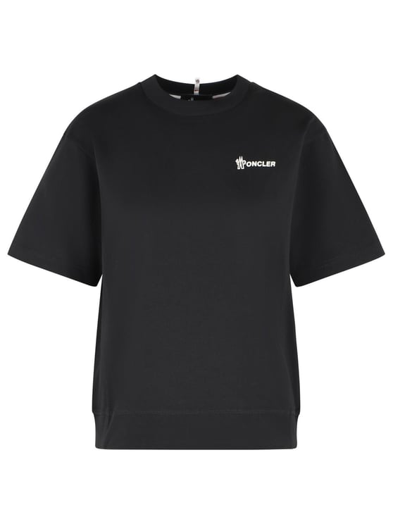 Moncler Black Cotton T-Shirt