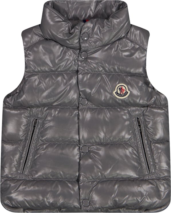 Moncler Moncler Bernard Baby Jongens Bodywarmer In Grijs