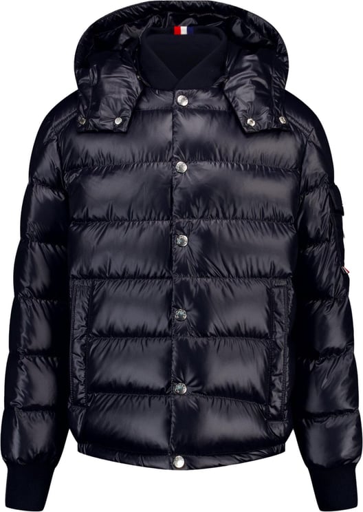 Moncler Moncler Manaem Kinder Jongens Winterjas In Navy