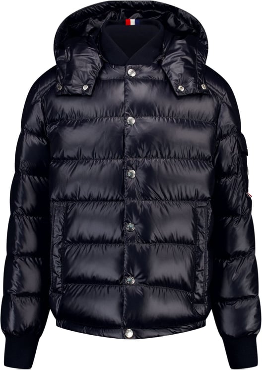 Moncler Moncler Manaem Kinder Jongens Winterjas In Navy