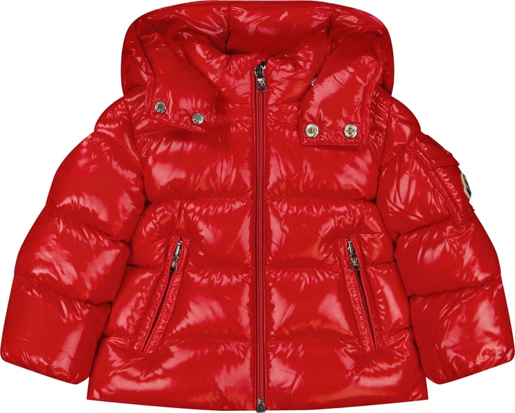 Moncler Moncler Maya Baby Jongens Winterjas Rood