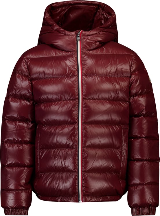 Moncler Moncler New Aubert Kinder Jongens Winterjas In Bordeaux