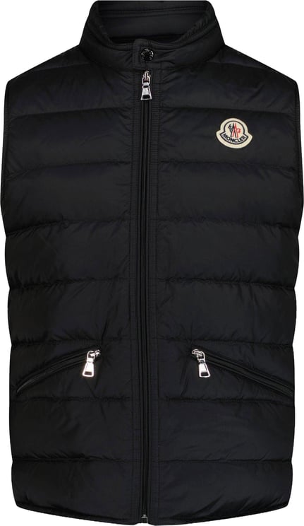 Moncler Moncler Gui Kinder Jongens Bodywarmer In Zwart