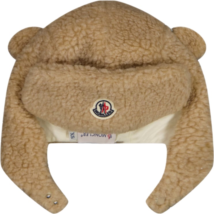 Moncler Moncler Baby Unisex Muts In Camel