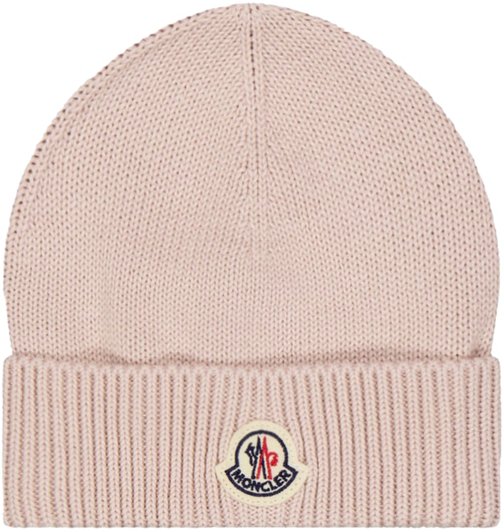 Moncler Moncler Baby Unisex Muts In Beige