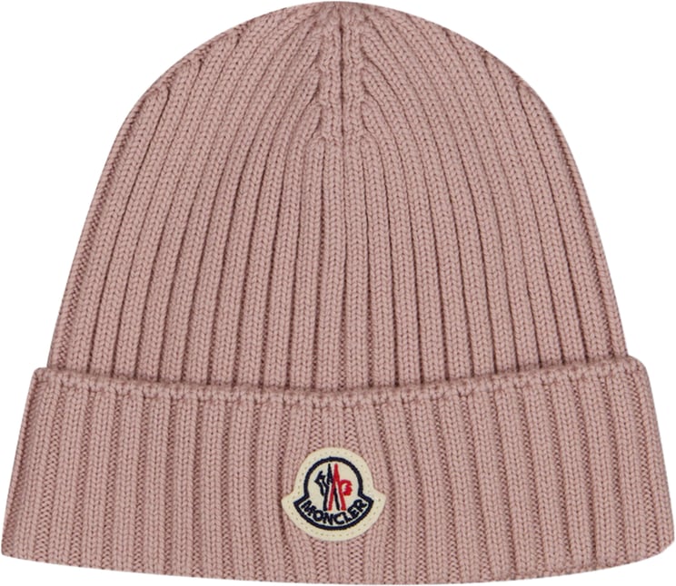 Moncler Moncler Kinder Meisjes Muts In Licht Roze