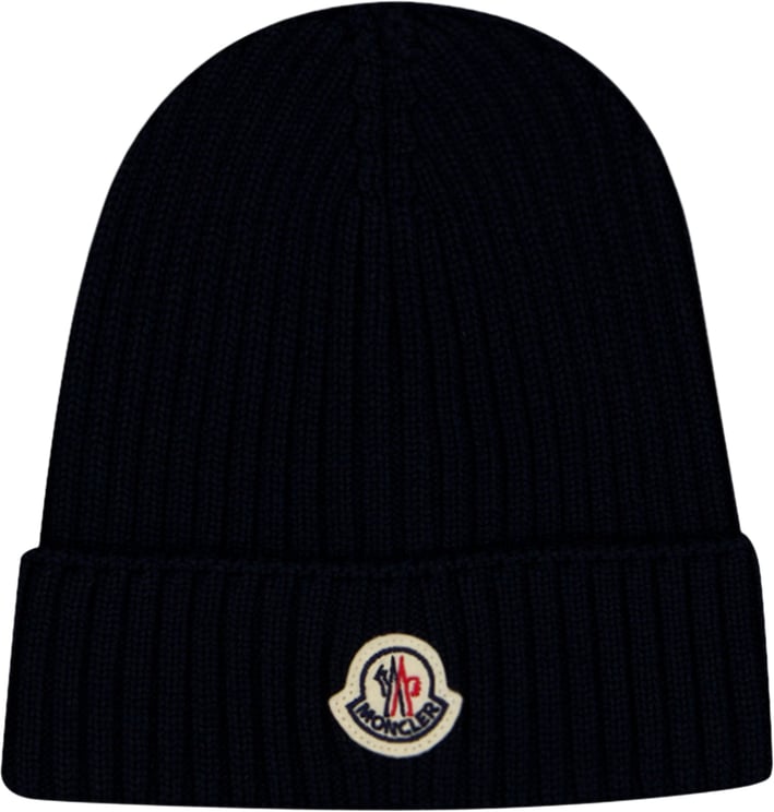 Moncler Moncler Kinder Jongens Muts In Navy