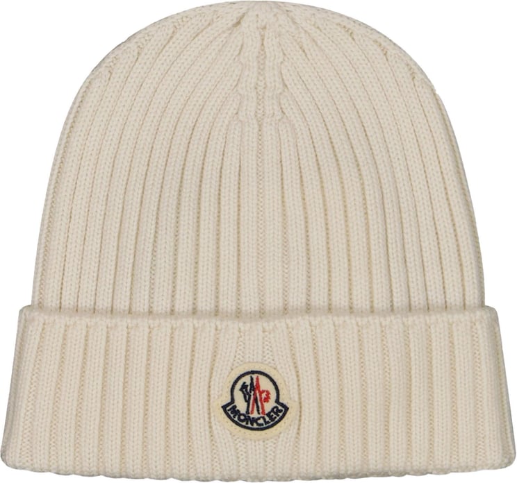 Moncler Moncler Kinder Unisex Muts In Off White