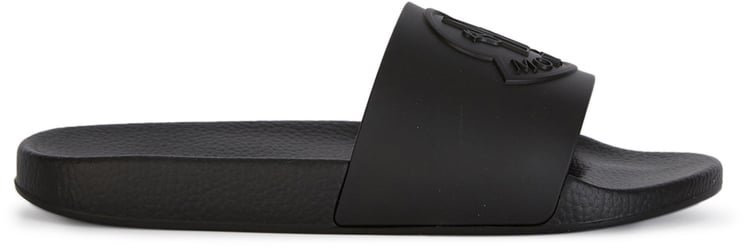 Moncler Moncler Black rubber Basile slippers
