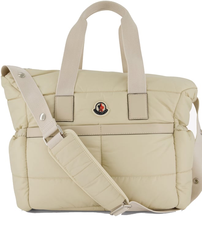 Moncler Moncler Baby Unisex Luiertas In Beige