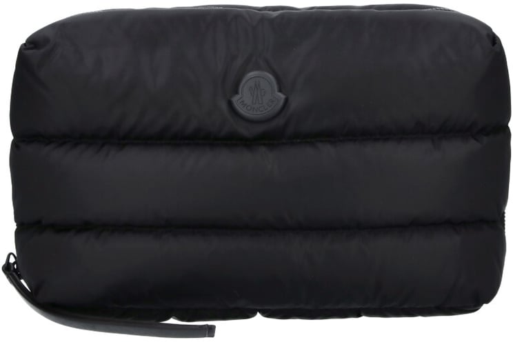 Moncler Black Caradoc Padded Quilted Pouch