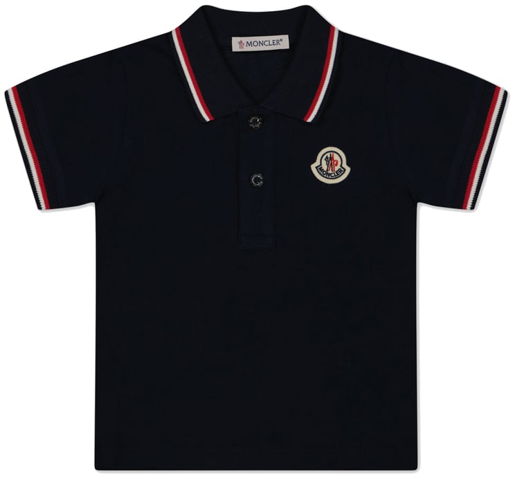 Moncler Moncler Baby Jongens Polo In Navy