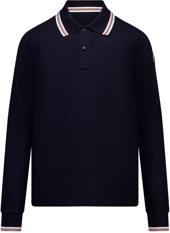 Moncler Moncler Kinder Jongens Polo In Navy