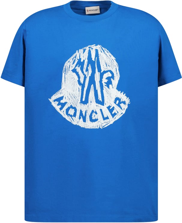 Moncler Moncler Kinder Jongens T-Shirt In Turquoise