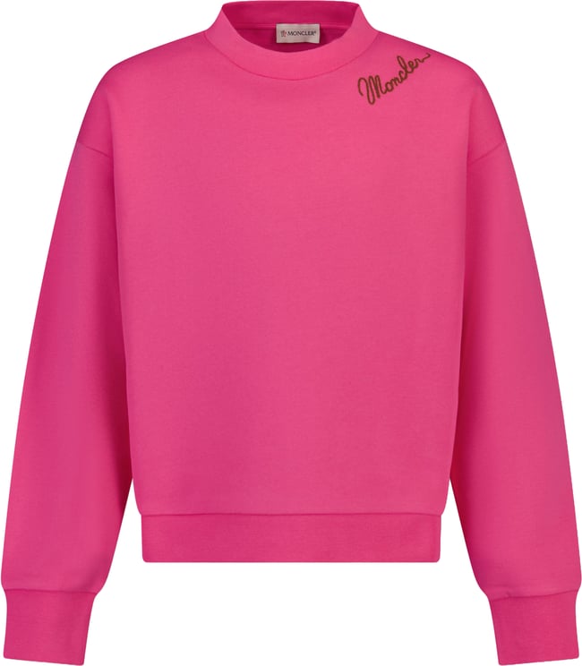 Moncler Moncler Kinder Meisjes Trui In Fuchsia
