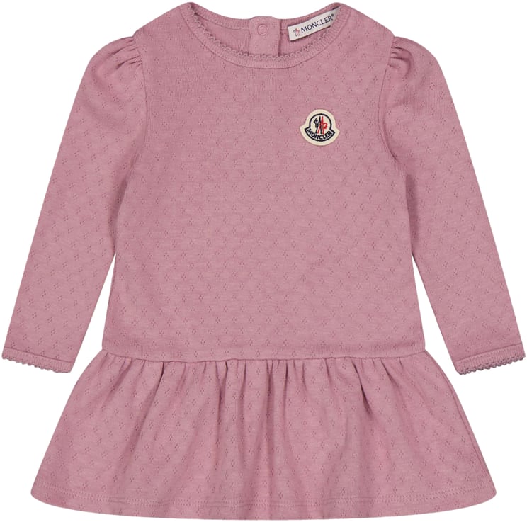 Moncler Moncler Baby Meisjes Jurk In Roze