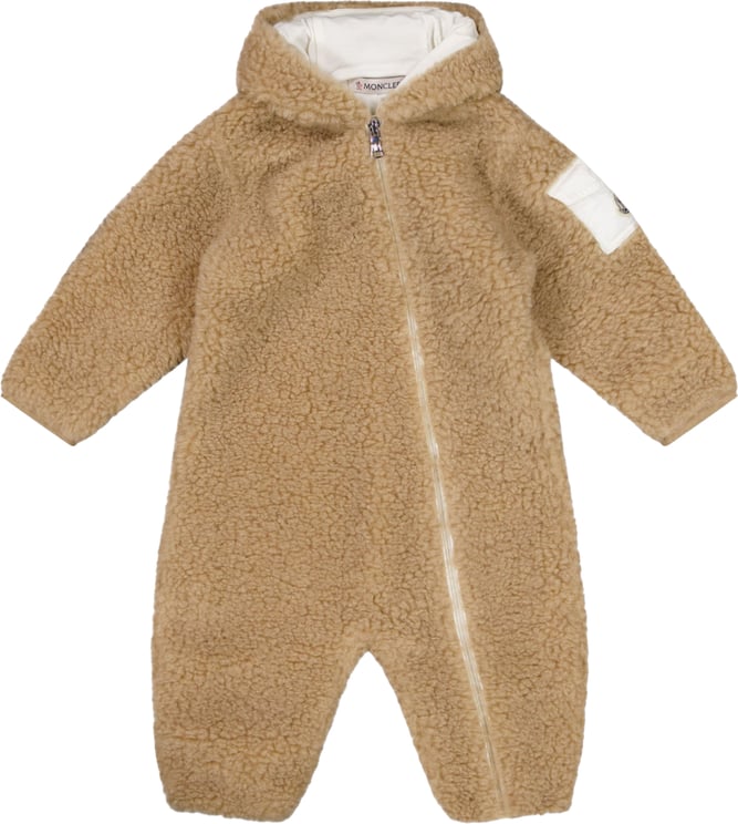 Moncler Moncler Baby Unisex Boxpakje In Camel