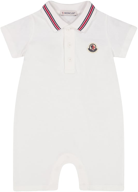 Moncler Moncler Baby Jongens Boxpakje In Wit