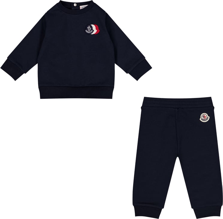 Moncler Moncler Baby Jongens Joggingpak In Navy
