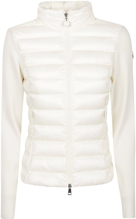 Moncler Tricot Cardigan White