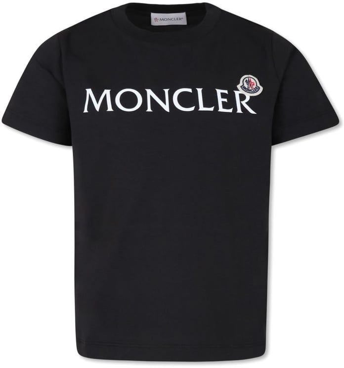 Moncler T-Shirts And Polos Black