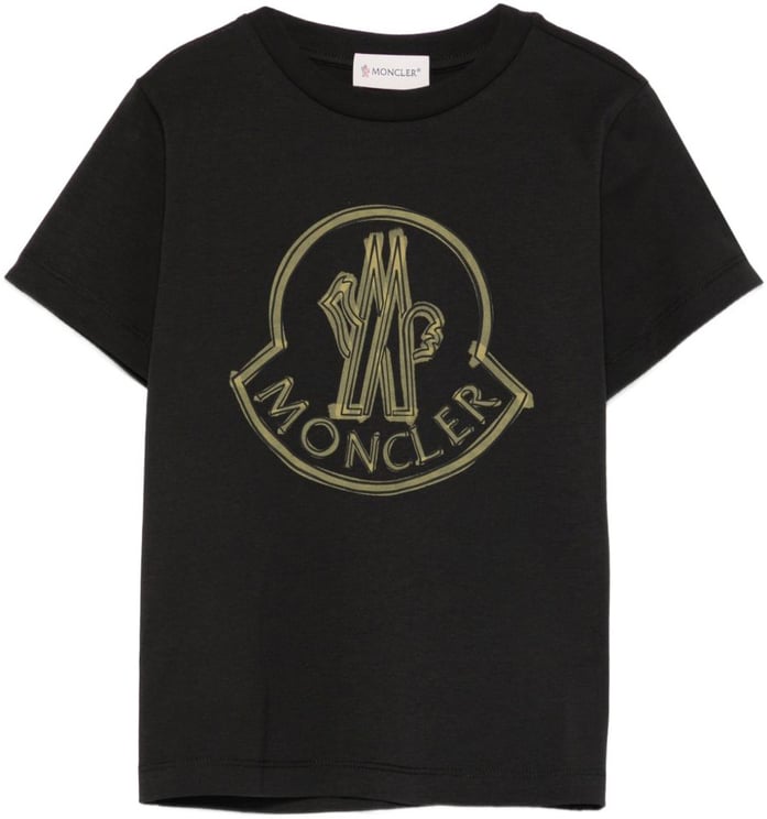 Moncler T-Shirts And Polos Black