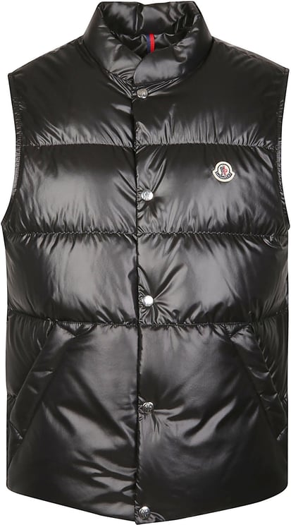 Moncler Restigo Quilted Down Vest Black