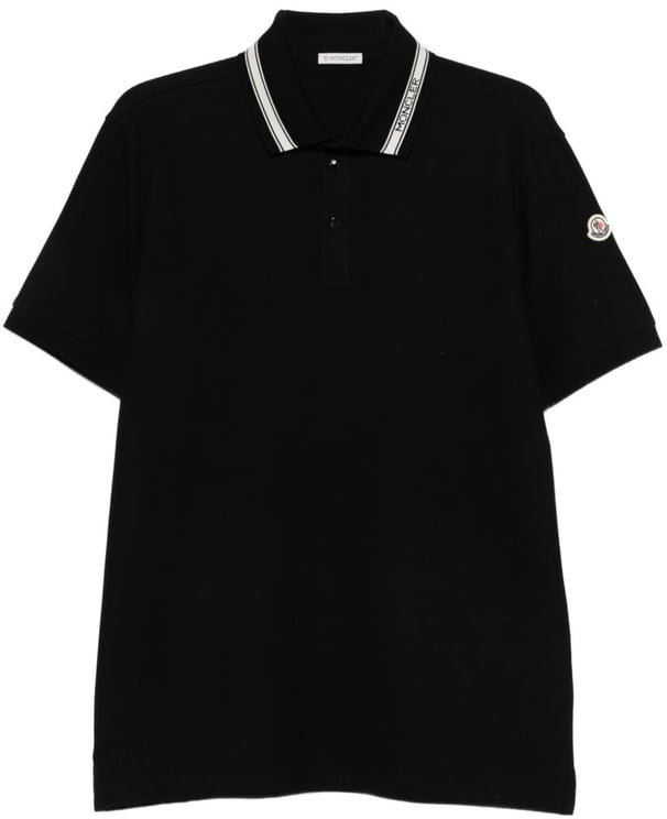 Moncler T-Shirts And Polos Black