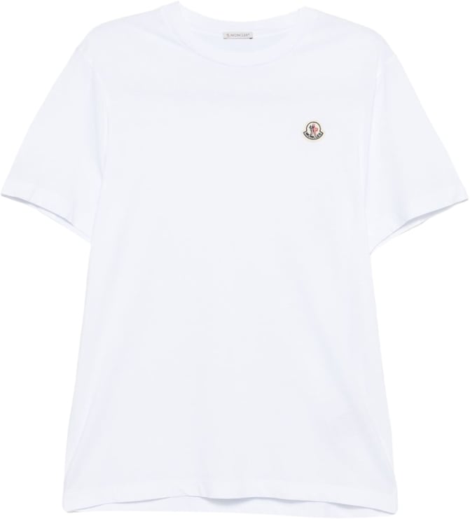 Moncler T-Shirts And Polos White