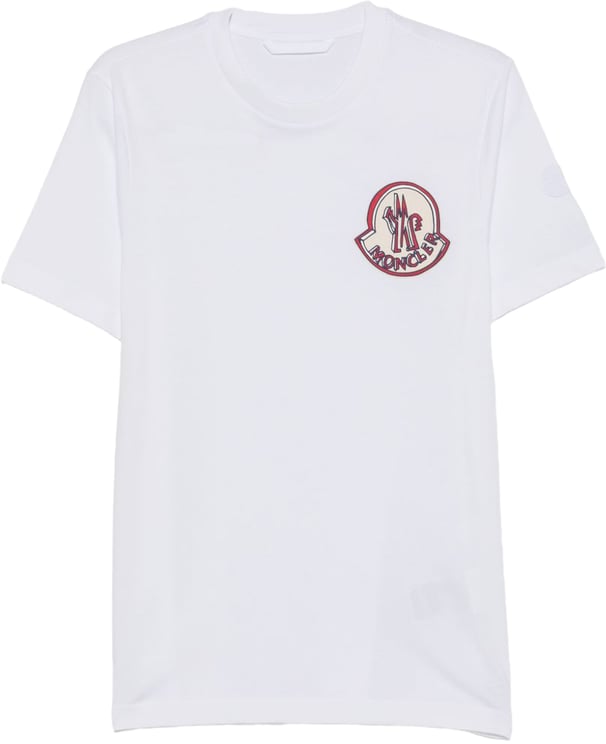 Moncler T-Shirts And Polos White