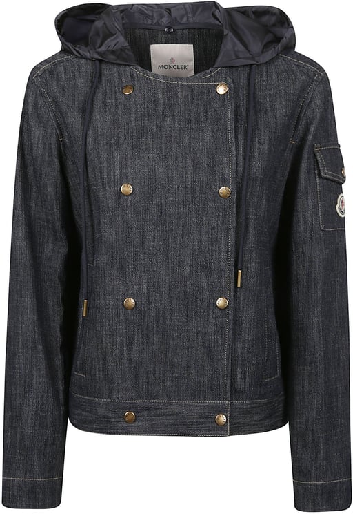 Moncler Diervilla Double Breasted Jacket Blue