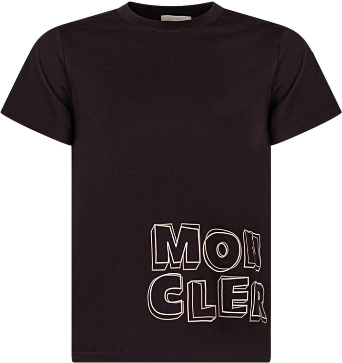 Moncler T-shirt a Maniche Corte con Logo