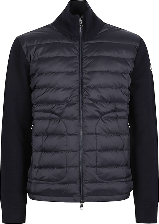 Moncler Tricot Cardigan Blue